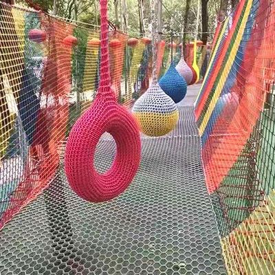 Sporty na świeżym powietrzu Wielka sieć wspinaczkowa Dzieci Plac zabaw Sieć bezpieczeństwa wspinaczkowa