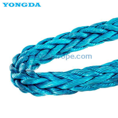 Super wytrzymałość 12 nici HMPE Ship Mooring Rope/Vessel Mooring Line z UV & Chemical odporność
